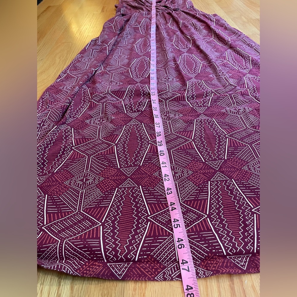 Mata Traders Women's Geometric Maxi Dress S Boho Fair Trade Hippie Babydoll Soft - Picture 10 of 11
